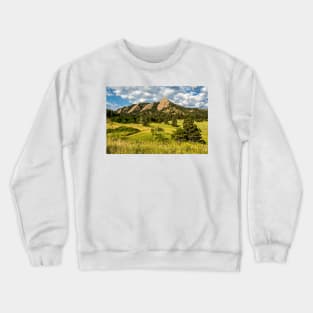 Delicious Vanilla Clouds On A Summer Chautauqua Morning Crewneck Sweatshirt